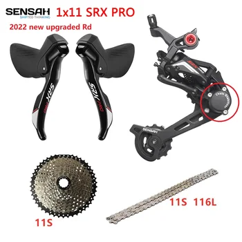 SENSAH SRX PRO 1x11 Speed, набор дорожных групп 11s, Переключатель скоростей R /L + задние переключатели, Велокросс для гравийных велосипедов