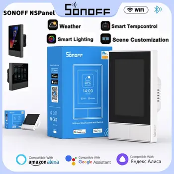 SONOFF NSPanel Smart Scene Настенный Выключатель EU/US Wifi Умный Переключатель дисплея термостата 