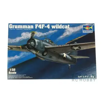 Trumpeter 1/32 Grumman F4F-4 Wildcat Наборы моделей истребителей 02223 TH05361-SMT2