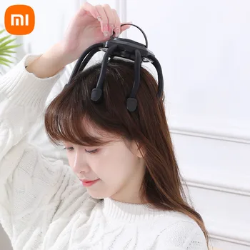 Xiaomi Массажер для кожи головы с осьминогом, электрический вибрационный массажер для расслабления и снятия стресса, улучшения сна