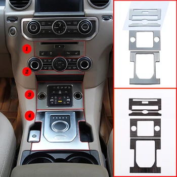 Авто Центральная консоль Рамка переключения передач Декоративная накладка для Land Rover Discovery 4 LR4 2010-2016 ABS Аксессуары для укладки автомобилей
