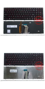 Американская Клавиатура для ноутбука Lenovo Ideapad Y500 Y500N Y500NT Y510p с подсветкой на английском языке прямоугольной версии