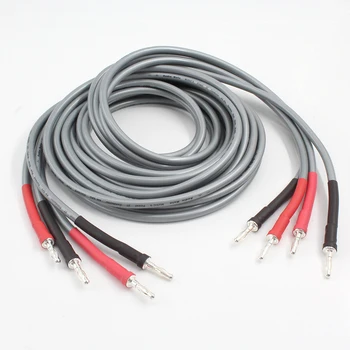 Аудио Примечание AN-SPXII Акустический кабель с покрытием из чистого серебра Hi-End аудио кабель для громкоговорителя с разъемом типа 