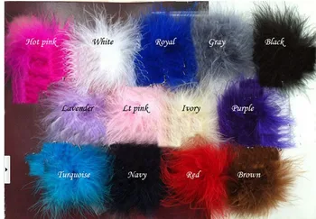 бесплатная доставка, 100 шт., разноцветные модные бантики из страусиных перьев, детские волосы из перьев/цветок ручной работы/детская повязка для волос