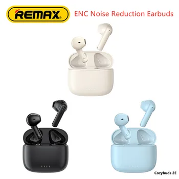 Беспроводные наушники Remax ENC True для музыки и шумоподавления звонков, Сверхемкие наушники удобной посадки Bluetooth 5.3