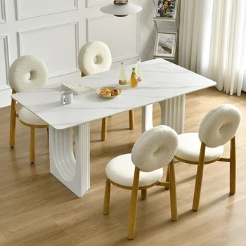 Боковой Многофункциональный набор обеденных столов для ужина, 4 стула, Туалетный столик, Сервиз для кофе, Напильники, Столы Juegos De Comedor