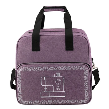 Большая сумка для швейной машинки серого цвета, сумка-тоут, Многофункциональный Портативный Дорожный органайзер для дома, сумка для швейных принадлежностей