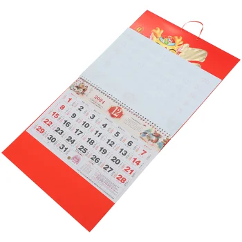Бумажный Календарь Ежемесячный Домашний Декоративный Лунный Китайский Бумажный Подвесной Традиция