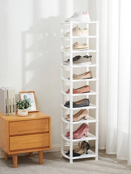 Вешалка для обуви в прихожей, Многослойная Вешалка для хранения дверей обувного шкафа, Простая пластиковая вешалка, Вешалка для хранения тапочек, Вешалка для органайзеров на высоких каблуках