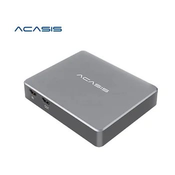 Внешняя карта видеозахвата ACASIS 4K60 USB4.0 обеспечивает потоковую передачу и запись со сверхнизкой задержкой 4K60Hz до 240 кадров в секунду для прямой трансляции.