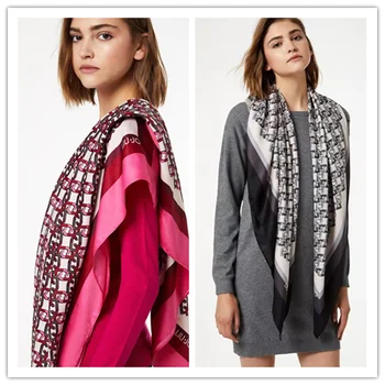 Внешняя торговля оригинальный одиночный новый легкий роскошный однотонный дикий простой модный шарф-шаль двойного назначения