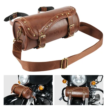 Водонепроницаемая мотоциклетная сумка на руль для Harley Sportster, кожаный задний багажник, инструмент для хранения мотоцикла, чехол, мужская сумка через плечо