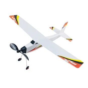 Воздушные летающие игрушки DIY Самолет с резинкой, собирающий самолеты, самолеты высшего пилотажа, планер, самолет для детей (случайный стиль)