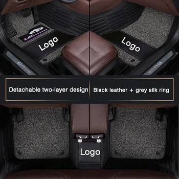 Высококачественный автомобильный коврик HLFNTF с полным объемным покрытием для TOYOTA Mark X 2010-2016, водонепроницаемый салон автомобиля