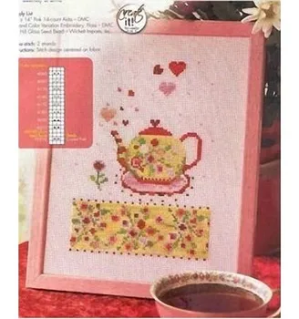 Вышивка крестом в упаковке лучшего качества-Роскошный--- Красочный чайник--- Горячая распродажа, Бесплатная доставка