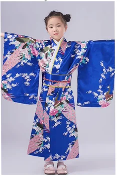 Детское кимоно для студенток, японское платье для выступлений