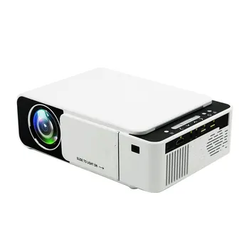 Дешевый и Популярный Светодиодный ЖК-мини-Проектор для Домашнего Кинотеатра 2600 Люмен Карманный HD 600P с собственным разрешением 3D T5 MINI Video Projectors
