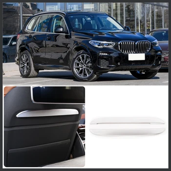 Для 2019 BMW X5 ABS серебристый, автокресло, накладка на заднюю панель, наклейка, аксессуары для украшения интерьера автомобиля