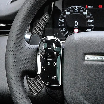 Для Land Range Rover Evoque Discovery Автомобильный интерьер, рулевое колесо из углеродного волокна, рычаги переключения передач, удлинитель DSG