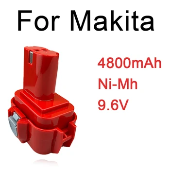 Для Makita PA09 9120 Сменная отвертка Аккумуляторная Батарея с подзарядкой 9,6 В 4800 мАч для 9122 6207D 192595-8 192596-6FFF