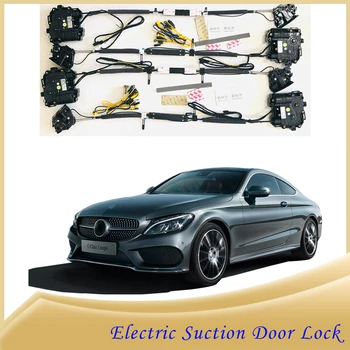 Для Mercedes Benz C Series 2014 + Умный автоматический Электрический дверной замок, Автоматическое мягкое закрытие двери, бесшумная дверь автомобиля