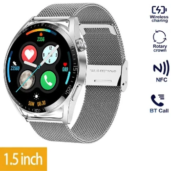 Для TCL 10 Pro 10 5G 10L Huawei Bluetooth Call Спортивный Монитор сердечного Ритма 1,5 Дюймовый Экран Smartwatch Настройка Обоев Часы