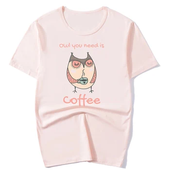 женские готические милые розовые топы, Красочные футболки, Векторная Кофейная чашка в стиле харадзюку, винтажная футболка, женская одежда, футболка, женская одежда 2020