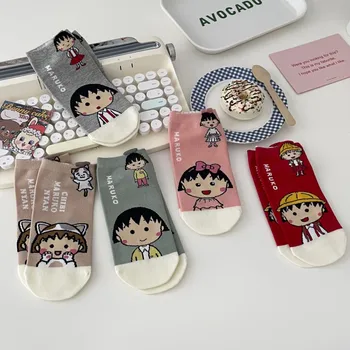 Женские носки Chi bi Maruko из японского аниме 
