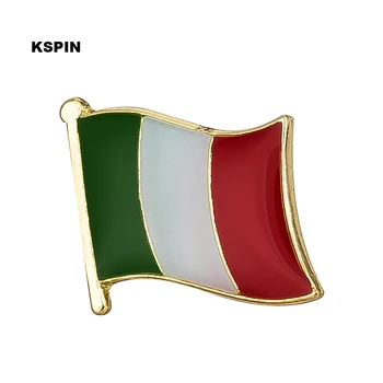 Значок флага Италии Значки с флагом на лацкане Брошь с флагом