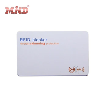 Индивидуальная RFID Блокирующая ткань Горячая Распродажа RFID Блокирующая карта Тонкий кошелек Паспорт Блокирующие карты сигнала