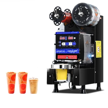 Интеллектуальная автоматическая машина для запайки чая с пузырьками, Машина для запайки чая с молоком, Машина для запайки бумажных стаканчиков с соевым молоком