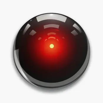 Искусственный Интеллект Hal 9000 Ai C Мягкая Булавка на кнопке, Креативная Женская одежда, Забавная Милая Металлическая Подарочная Брошь Для Влюбленных, Булавка на Лацкане