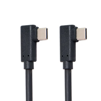 Кабель USB-C Type-C-Type-C Gen2 10 Гбит/с 65 Вт Двойной 90-градусный левый правый угловой тип