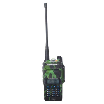 Камуфляжная Рация UV9R Plus Baofeng UHF VHF Двухдиапазонная 8 Вт 128Ch VOX FM IP57 Водонепроницаемая Рация Walkie с Бесплатной Гарнитурой