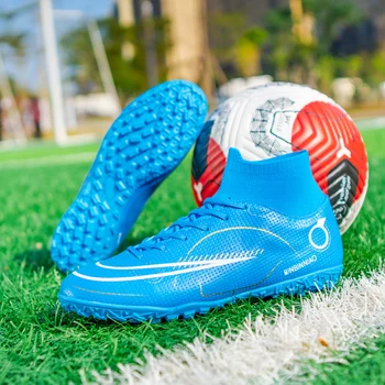 Качественная футбольная обувь Mbappé, Прочные легкие футбольные бутсы, Удобные Уличные бутсы Оптом, Кроссовки 35-45 Размеров