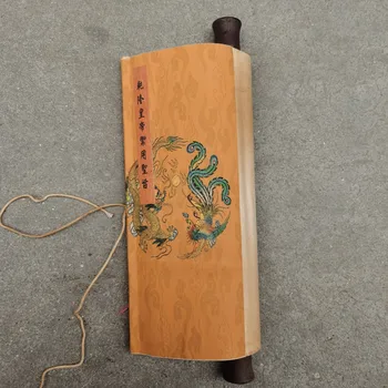 Китайские свитки Императоров Династии Цин Императорский указ Цяньлуна Коллекционируют украшения для Дома ручной Работы
