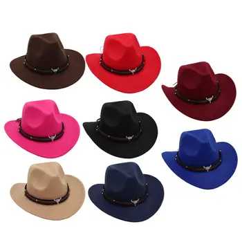 Ковбойская шляпа в западном стиле для мальчиков и девочек; Летняя свадебная вечеринка; реквизит для фотосессии; Повседневная уличная шляпа с широкими полями для кемпинга; шляпа для дискотеки
