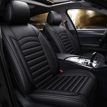 Кожаный 5-местный чехол для автомобильного сиденья внедорожника, полный комплект защитных подушек, аксессуары для Ford Fusion Taurus Edge Escape Fiesta Focus