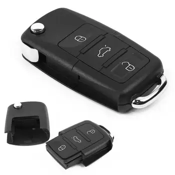 Корпус дистанционного ключа автомобиля для VW B5 Портативный Складной Чехол для ключей со скрытым секретным отделением (БЕЗ КЛЮЧА)
