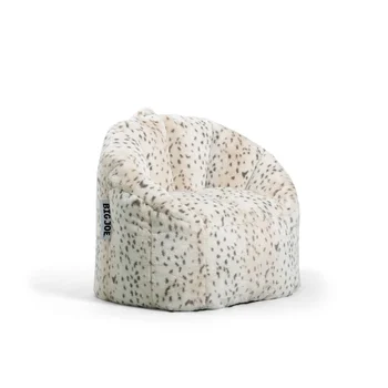 Кресло-мешок Big Joe Milano, плюшевый, 2,5 фута, леопардовый галстук-краска, гигантский мешок для фасоли, гигантский мешок для фасоли