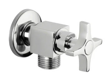 латунный хромированный перекрестный угловой клапан для ванной и кухонного крана, клапан для впуска воды, специальный AG066