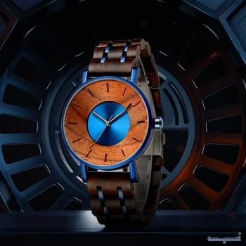 Лучшие кварцевые часы для мужчин, деревянные мужские наручные часы, элитный бренд, деловые мужские часы с хронографом Reloj Hombres