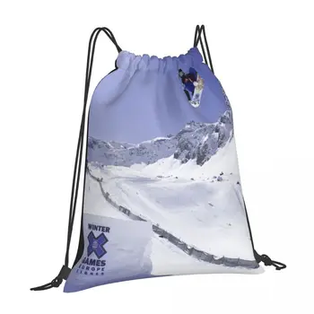 Лыжный Спортивный рюкзак, Универсальные сумки на шнурке, специально разработанные для использования в школе, Кемпинге, пешем туризме и на открытом воздухе