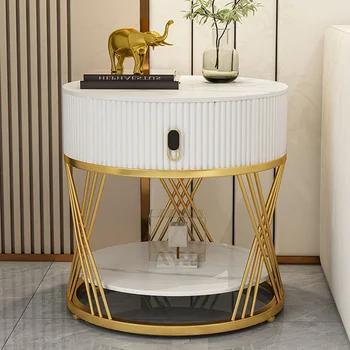 Металлический Роскошный Приставной столик для Спальни, Современные минималистичные японские Журнальные Столики, Предметы домашнего обихода для гостиной Mesas De Centro Salas
