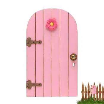 Миниатюрная дверь Сказочного домика, Маленький Зубик, наборы волшебных дверей Сказочной сказки, обучающие игрушки, Крошечная модель двери для девочек