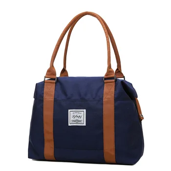 Модная Большая Дорожная сумка, женские сумки-тоут, сумка из ткани Оксфорд, водонепроницаемые сумки на плечо, женские сумки на выходные и ночь