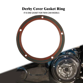 Мотоциклетное Кольцо для прокладки крышки Derby С Двойным Кулачком Для Harley Softail Touring Dyna Road Street Electra Glide Fatboy Fxd FLHT 1999-2016