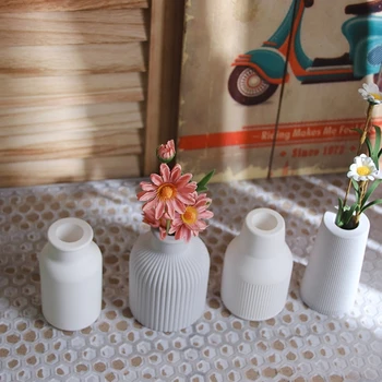 Набор силиконовых форм для ваз, Ваза для цветов, Силиконовая форма для украшений в форме цилиндра, Форма
