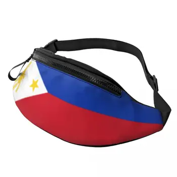 Нагрудная сумка с филиппинским флагом, товары для уличной сумки Унисекс на ремне