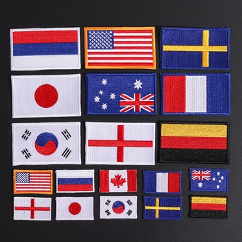 Нашивка с Флагом страны, Вышитые Полосы, Россия, Великобритания, Франция, ЕС, Флаг Нидерландов, Тактические Военные Нашивки, Армейская Аппликация, Значок в полоску